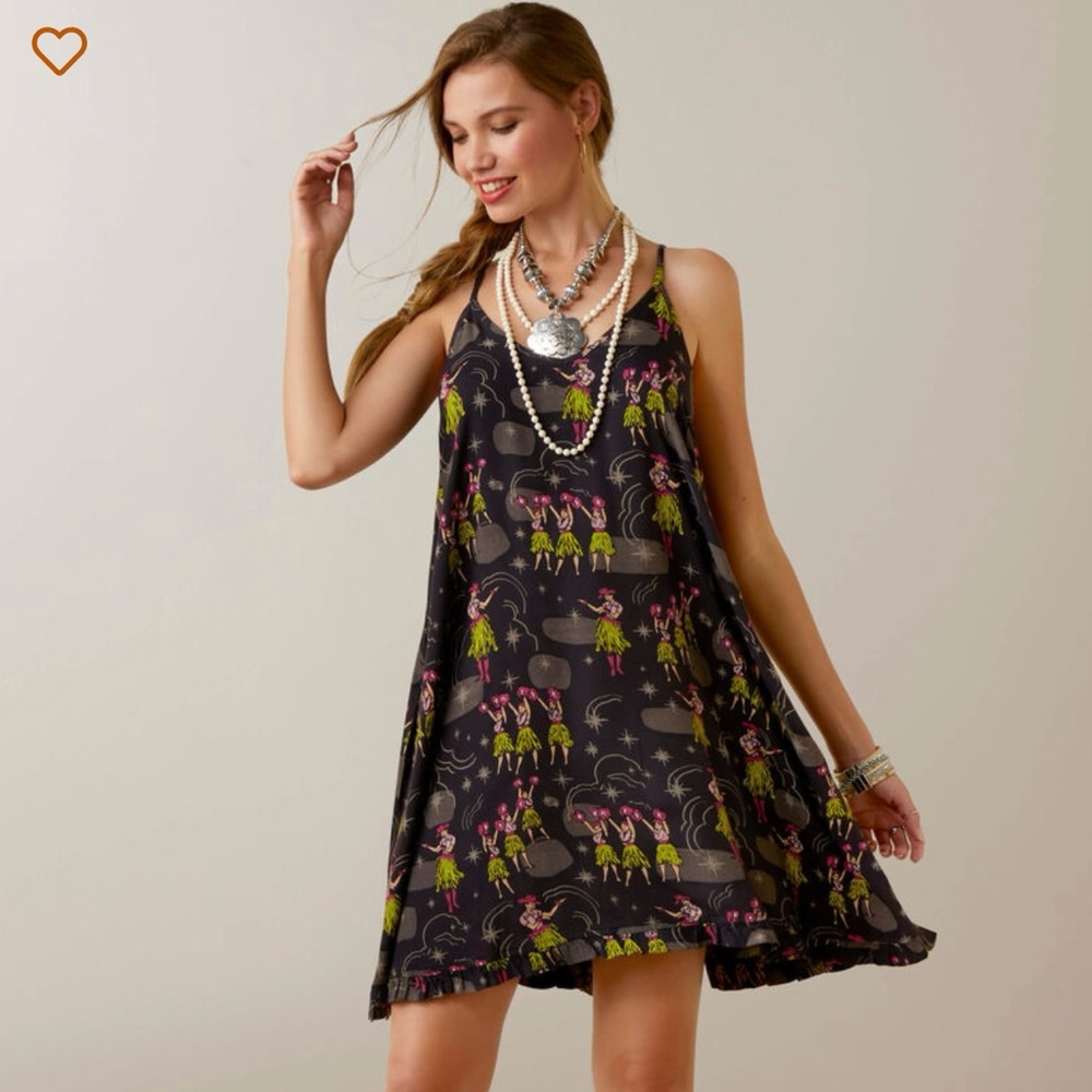 NWT- Ariat Hula Girl Dress, Sz. L